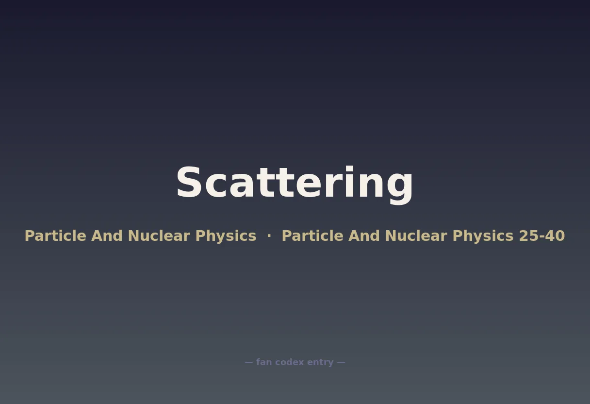 Scattering